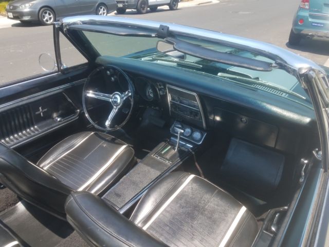1967 Black Chevrolet Camaro Convertible