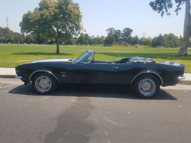 1967 Black Chevrolet Camaro Convertible