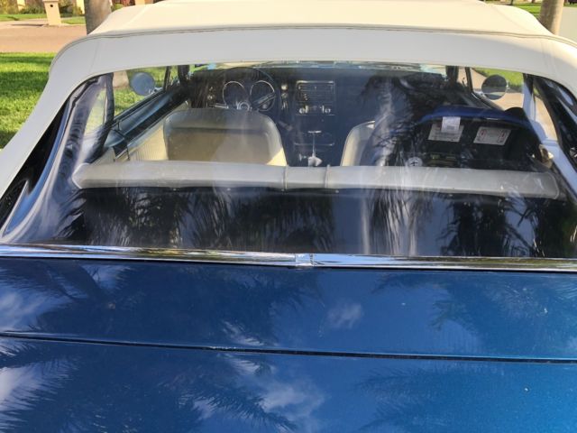 1967 Deepwater Blue Chevrolet Camaro Convertible