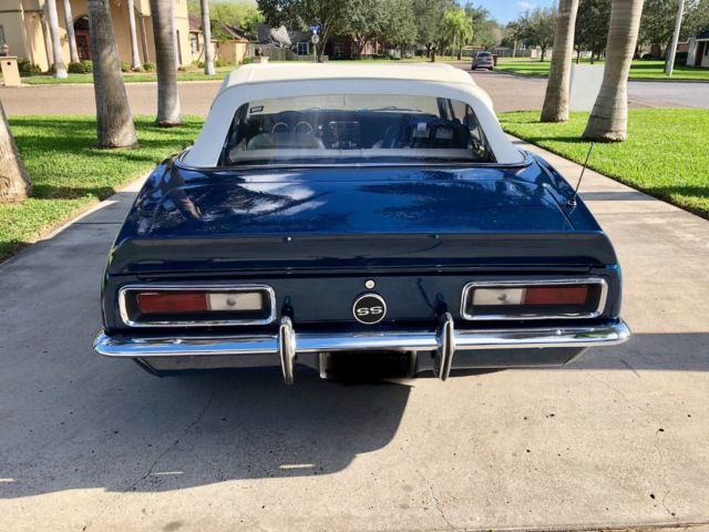 1967 Deepwater Blue Chevrolet Camaro Convertible