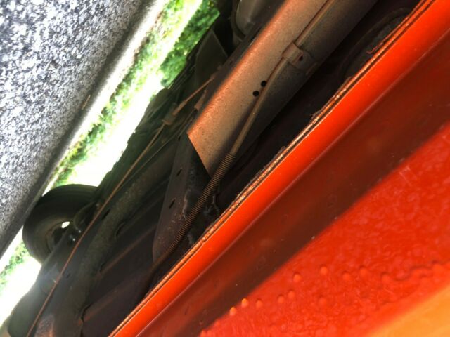 1967 Orange Chevrolet Camaro Convertible