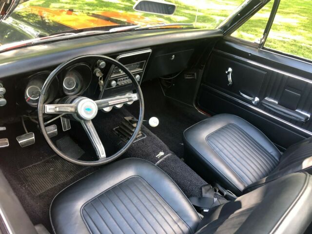 1967 Orange Chevrolet Camaro Convertible