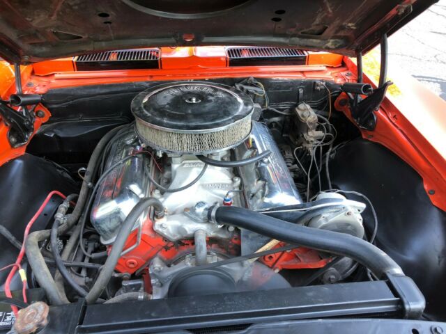 1967 Orange Chevrolet Camaro Convertible