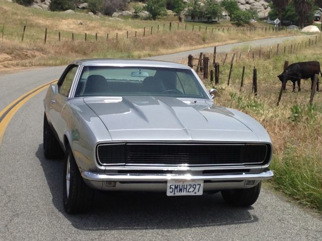 1967 Silver Chevrolet Camaro Coupe