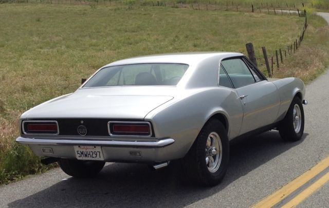 1967 Silver Chevrolet Camaro Coupe