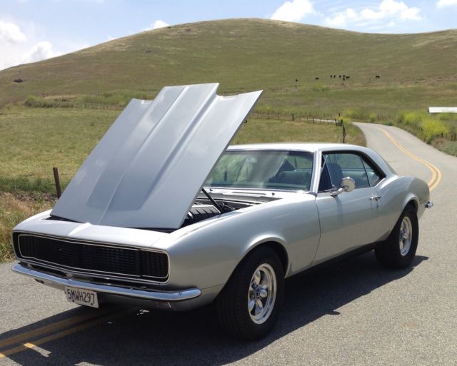 1967 Silver Chevrolet Camaro Coupe