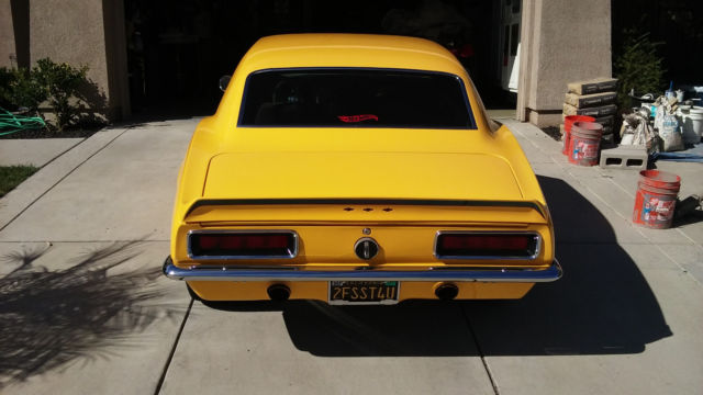 1967 yellow custom flames Chevrolet Camaro Coupe