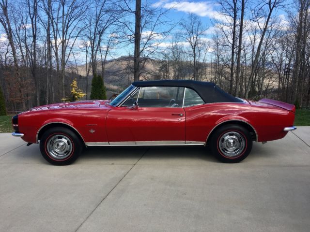 1967 Bolero Red Chevrolet Camaro Convertible