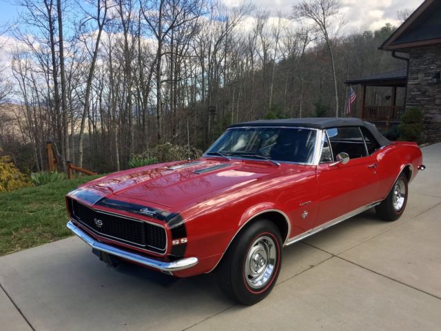 1967 Bolero Red Chevrolet Camaro Convertible