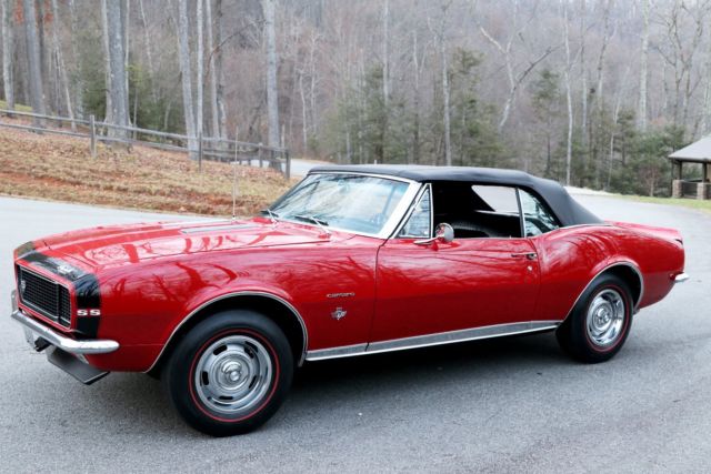 1967 Bolero Red Chevrolet Camaro Convertible