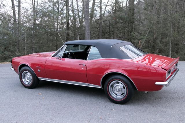 1967 Bolero Red Chevrolet Camaro Convertible
