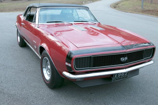 1967 Bolero Red Chevrolet Camaro Convertible