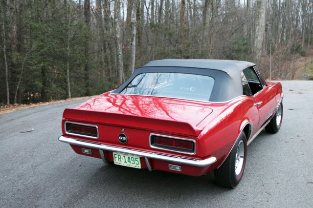 1967 Bolero Red Chevrolet Camaro Convertible