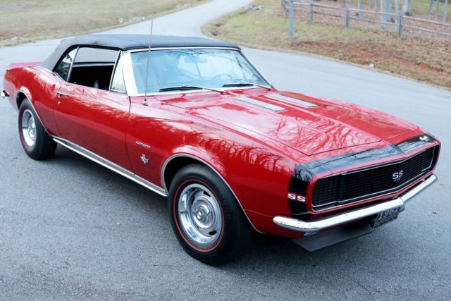 1967 Bolero Red Chevrolet Camaro Convertible