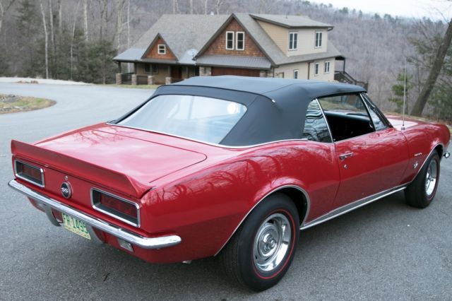 1967 Bolero Red Chevrolet Camaro Convertible