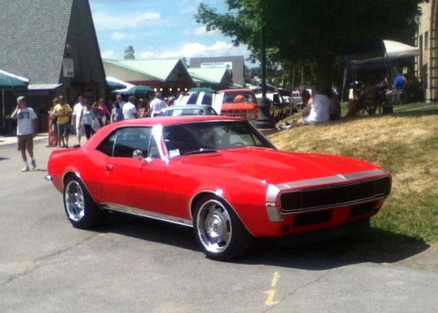1967 hot red Chevrolet Camaro Coupe