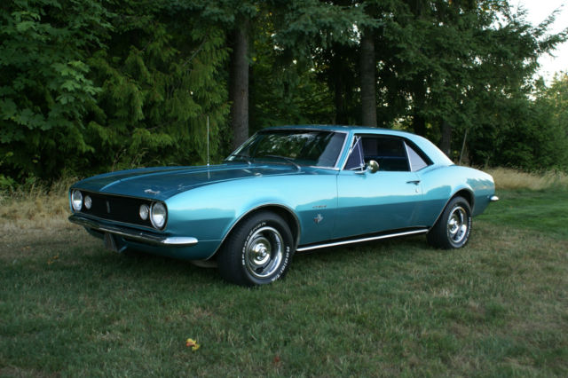 1967 Teal Chevrolet Camaro