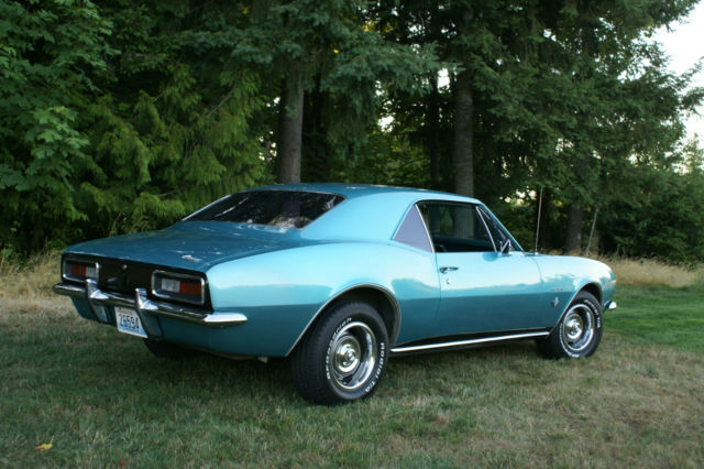 1967 Teal Chevrolet Camaro