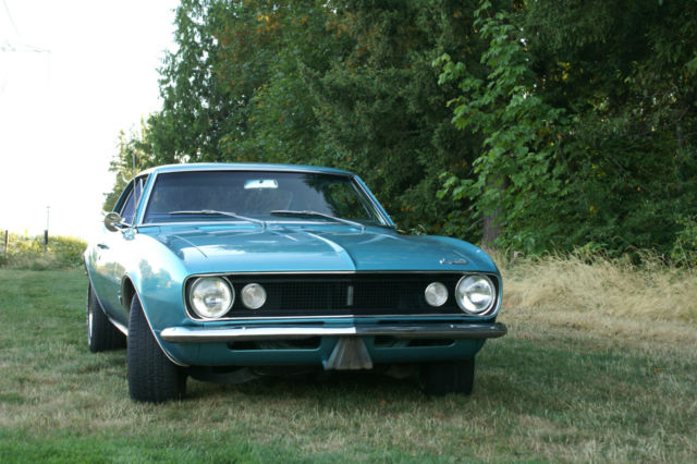 1967 Teal Chevrolet Camaro
