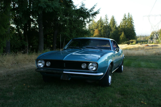 1967 Teal Chevrolet Camaro