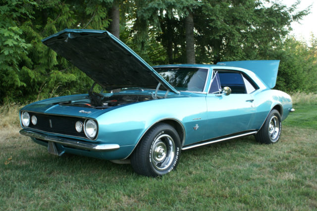 1967 Teal Chevrolet Camaro
