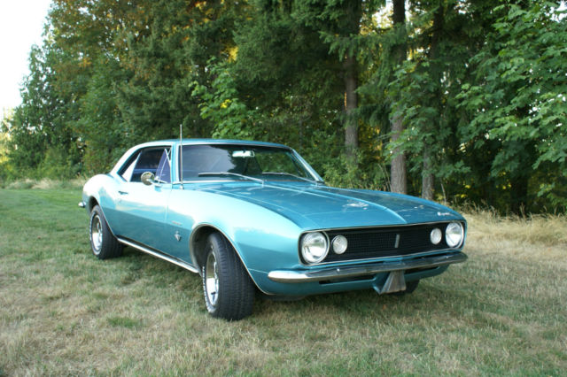 1967 Teal Chevrolet Camaro