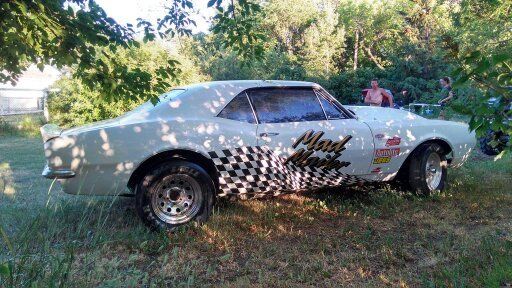 1967 White Chevrolet Camaro
