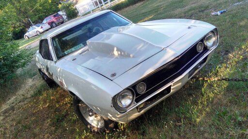 1967 White Chevrolet Camaro
