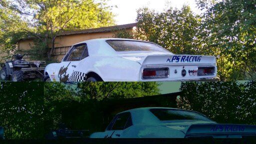 1967 White Chevrolet Camaro