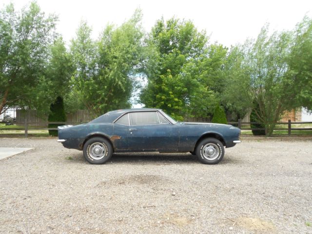 1967 Blue Chevrolet Camaro Coupe