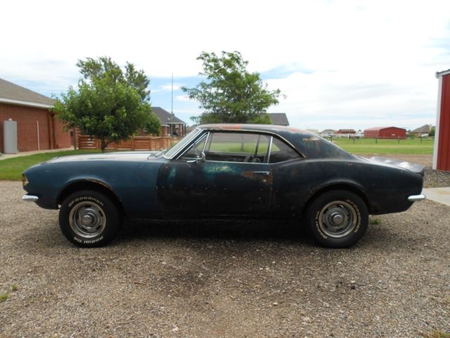 1967 Blue Chevrolet Camaro Coupe
