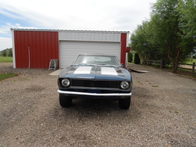 1967 Blue Chevrolet Camaro Coupe