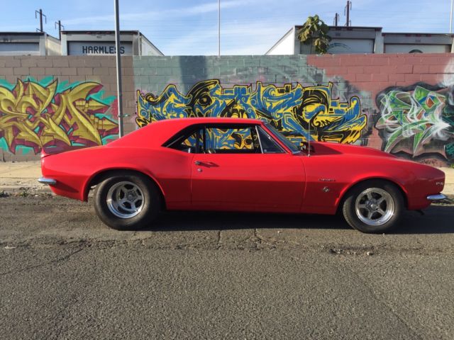 1967 Red Chevrolet Camaro Coupe