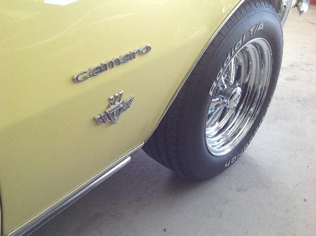 1967 Yellow Chevrolet Camaro Coupe