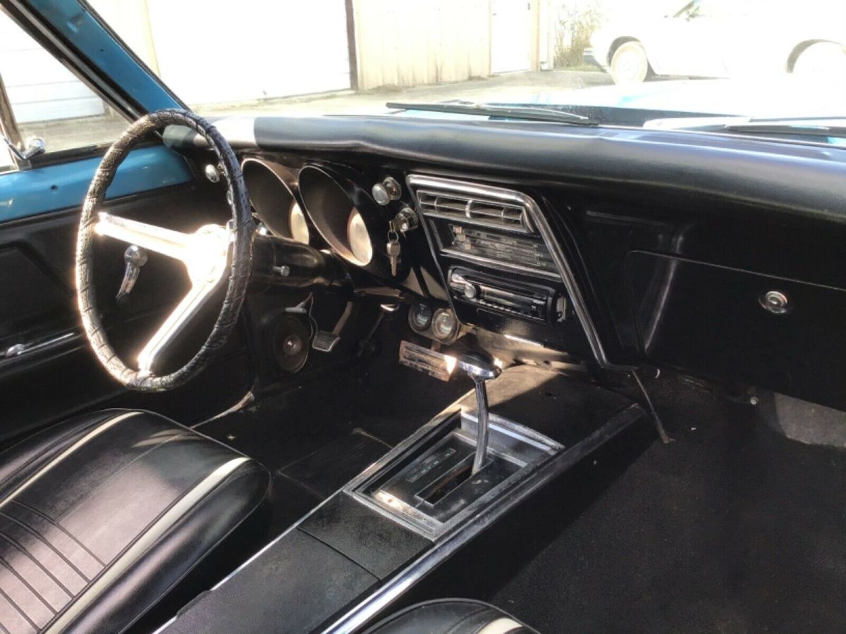 1967 Blue Chevrolet Camaro Coupe