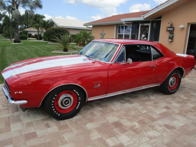 1967 Red Chevrolet Camaro Coupe