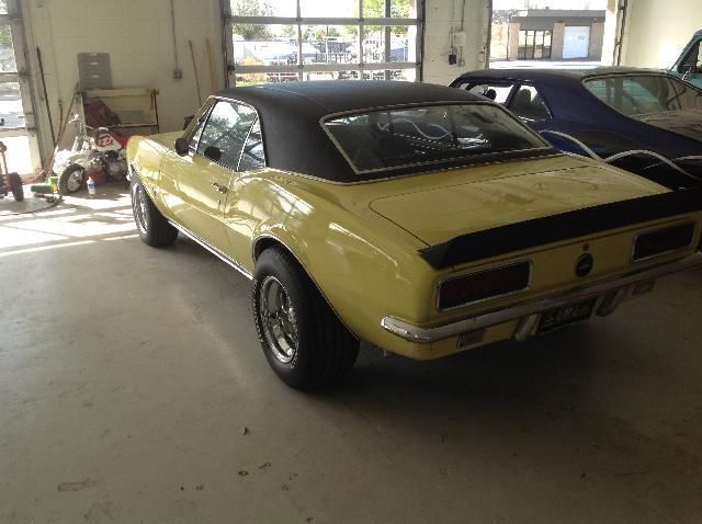 1967 Yellow Chevrolet Camaro Coupe