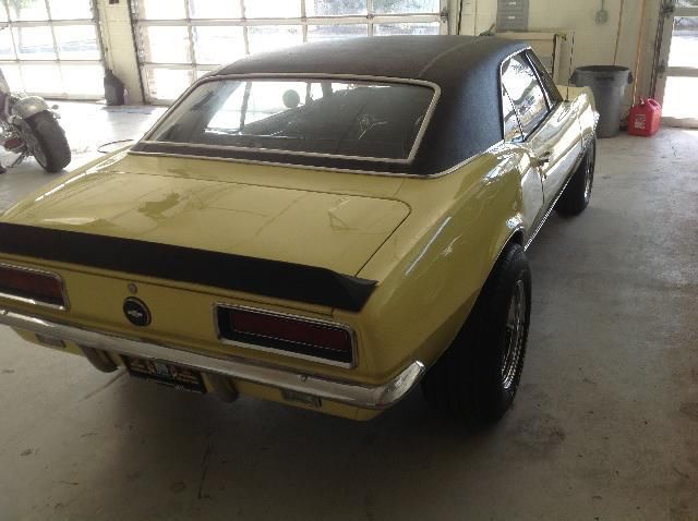 1967 Yellow Chevrolet Camaro Coupe