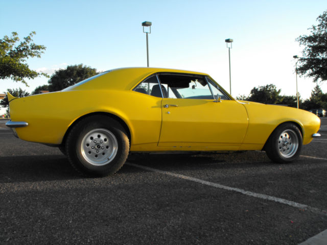 1967 Yellow Chevrolet Camaro Coupe