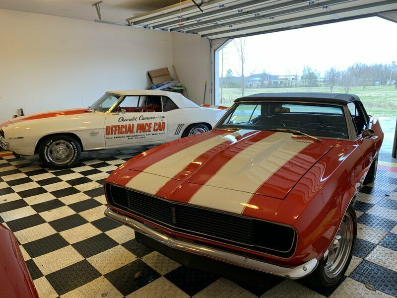 1967 Red Chevrolet Camaro Convertible