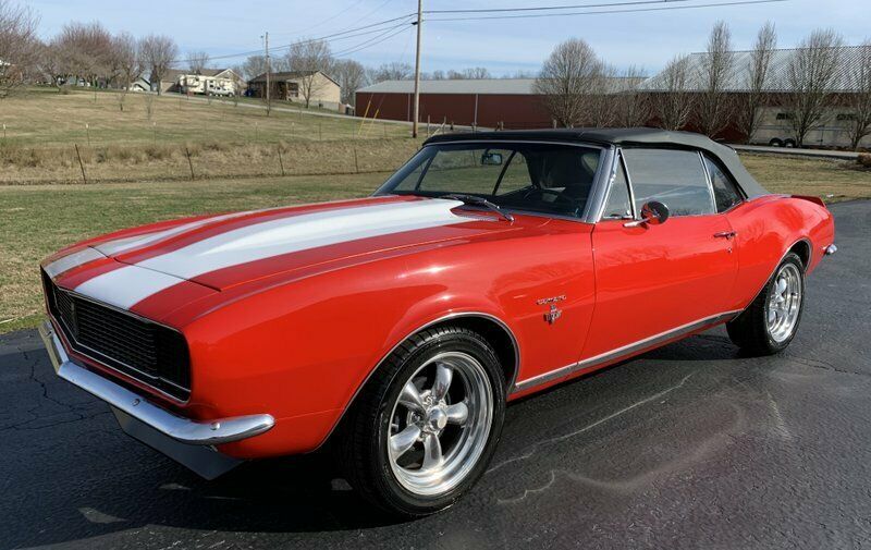 1967 Red Chevrolet Camaro Convertible