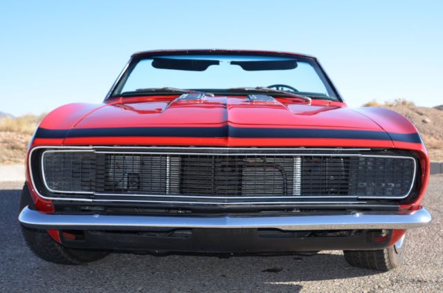 1967 Red Chevrolet Camaro Convertible