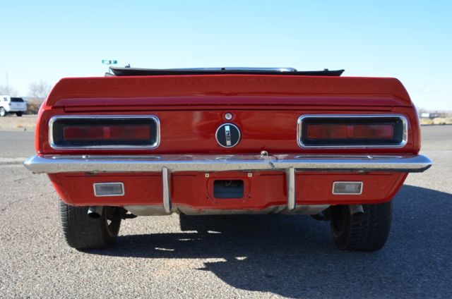 1967 Red Chevrolet Camaro Convertible