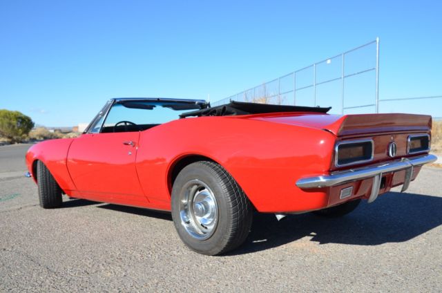 1967 Red Chevrolet Camaro Convertible