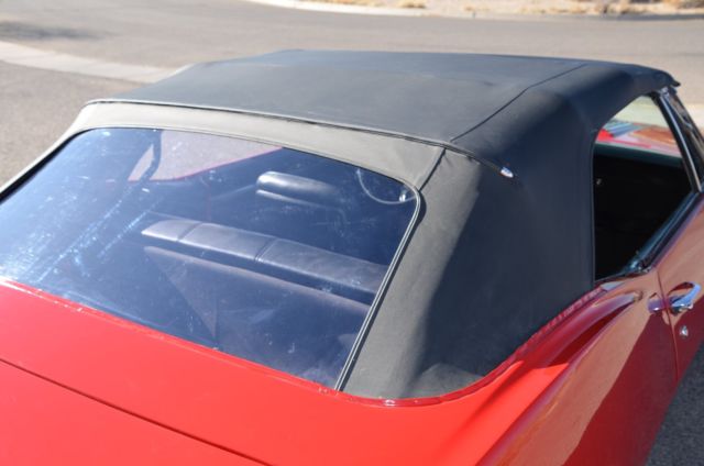 1967 Red Chevrolet Camaro Convertible