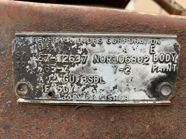 1967 Yellow Chevrolet Camaro Coupe