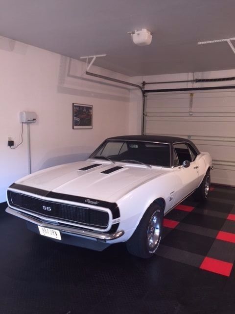 1967 White Chevrolet Camaro Coupe