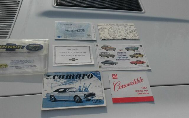 1967 Ermine white Chevrolet Camaro Convertible