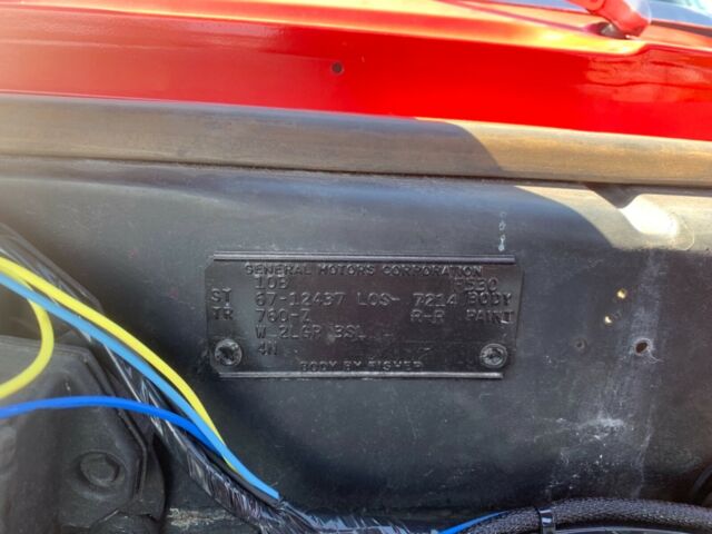 1967 Red Chevrolet Camaro