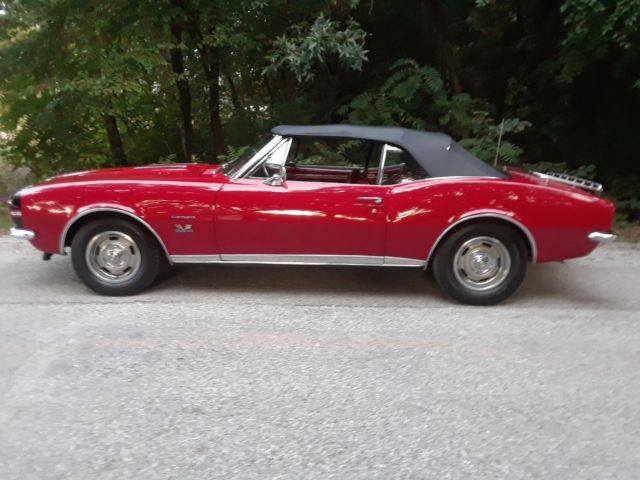 1967 RED Chevrolet Camaro Convertible
